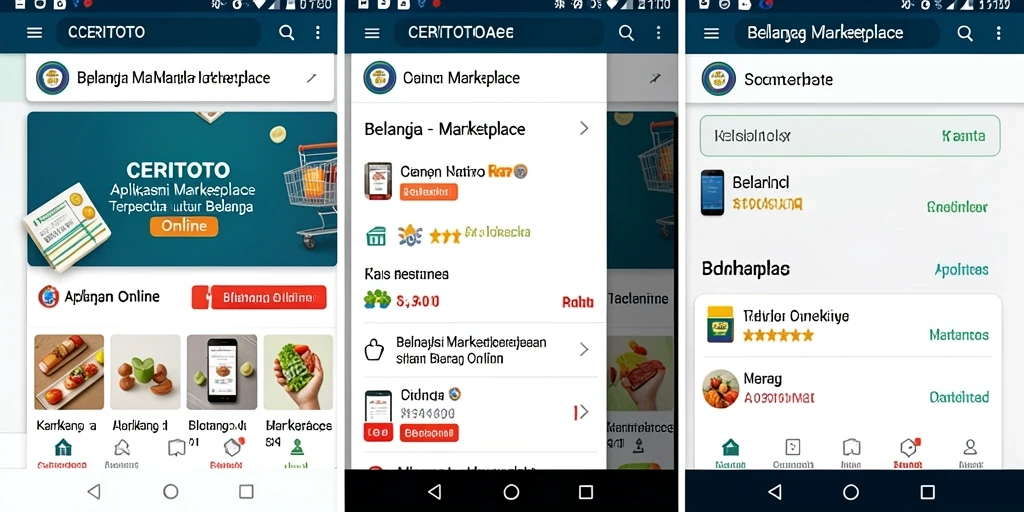 Antarmuka aplikasi CERITOTO yang ramah pengguna dan mudah dijelajahi.