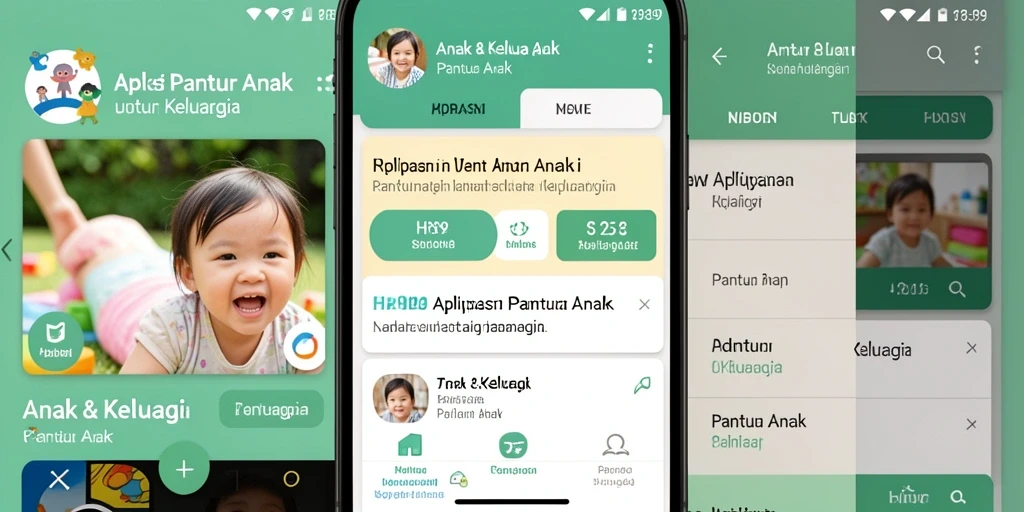 Antarmuka HR89 yang ramah Anak untuk pemantauan aktivitas.