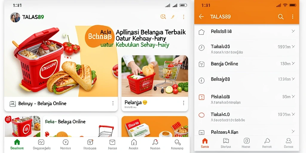 Antarmuka pengguna TALAS89 yang bersih dan mudah dinavigasi.