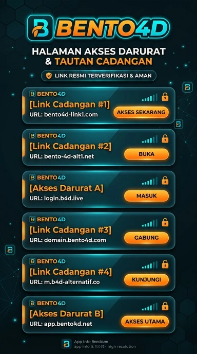 Tampilan link alternatif bento4d
